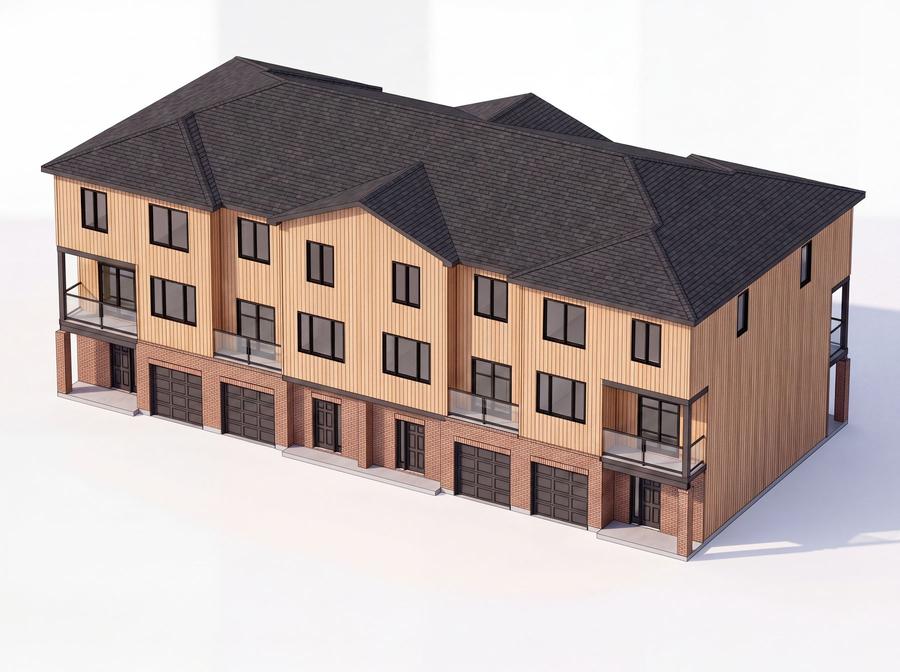Cold Creek Back-to-Back Townhomes Architectural Elevation