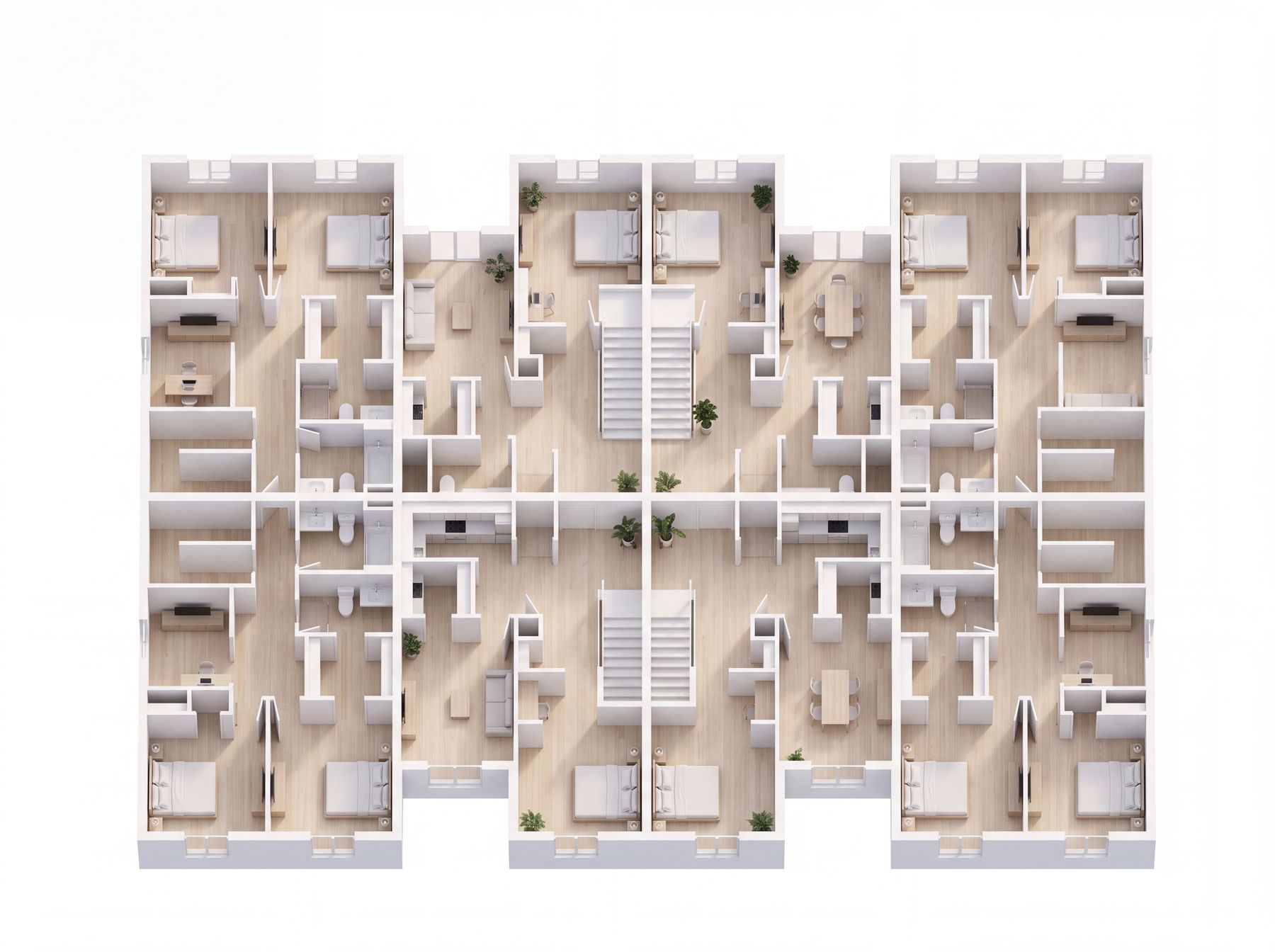 Level 3 Upper Bedroom Layout