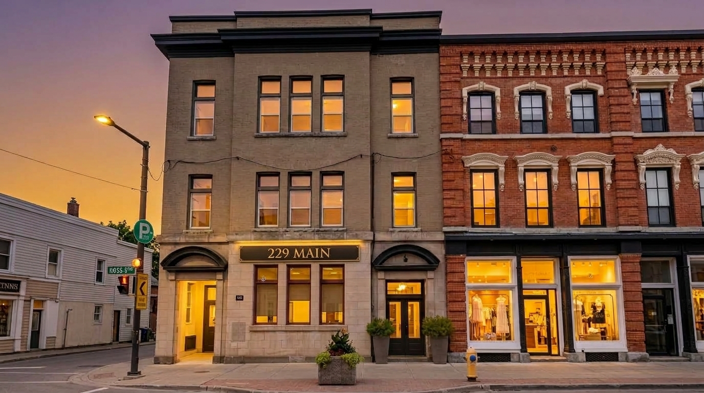 229 Main Street 1905 IOOF Exterior Facade